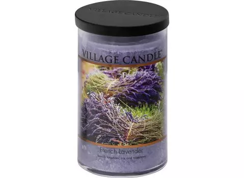 Village Candle Ароматическая свеча Французская Лаванда стакан, большая