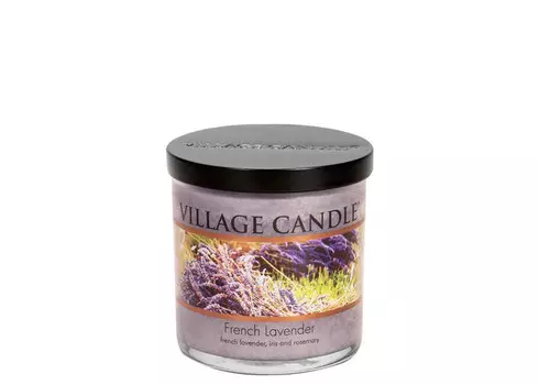 Village Candle Ароматическая свеча Французская Лаванда стакан, маленькая