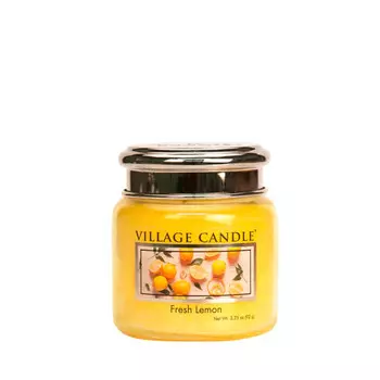 Village Candle Ароматическая свеча маленькая Лимонный Фреш