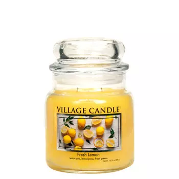Village Candle Ароматическая свеча средняя Лимонный Фреш