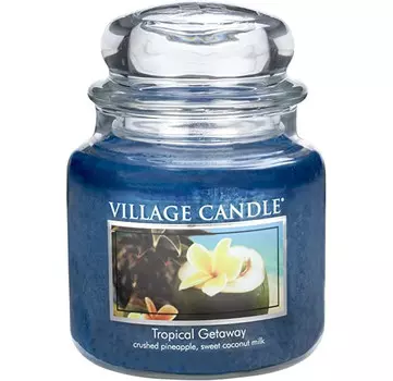 Village Candle Ароматическая свеча средняя Тропический Остров