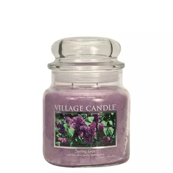 Village Candle Ароматическая свеча средняя Весенняя Сирень