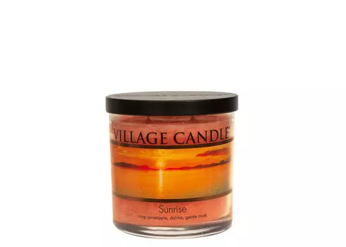 Village Candle Ароматическая свеча Восход Солнца стакан, маленькая