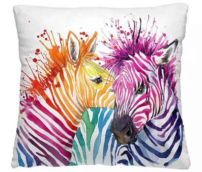 Волшебная Ночь Подушка-думка Зебры 40x40 см