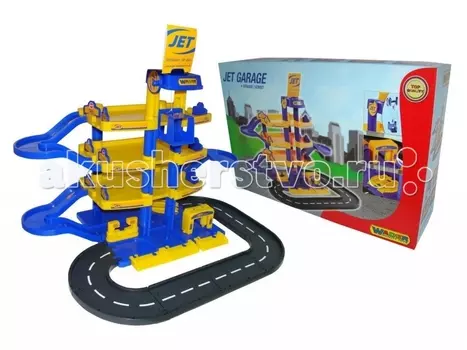 Wader Паркинг Гараж 1 Премиум с автомобилями