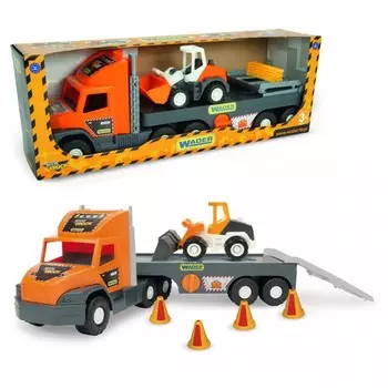 Wader Super Tech Truck с Бульдозером