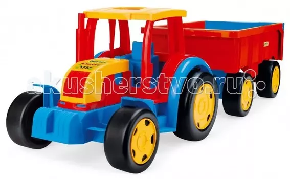 Wader Трактор Гигант с прицепом