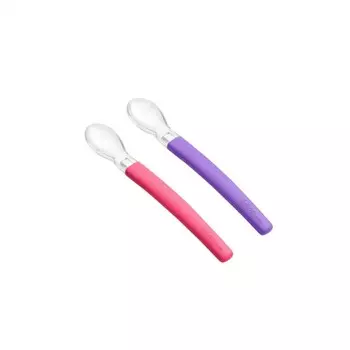 WeeBaby Ложка детская силиконовая 2 шт.