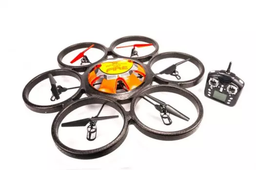 WL Toys Радиоуправляемый гексакоптер SkyWalker HD камера