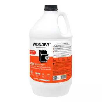 Wonder Lab Антижир для мытья кухонных плит, духовых шкафов и грилей 3780 мл