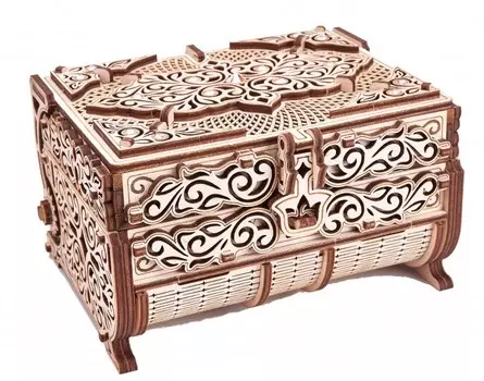 Wood Trick Cборная модель Шкатулка декорированная кристаллами Swarovski