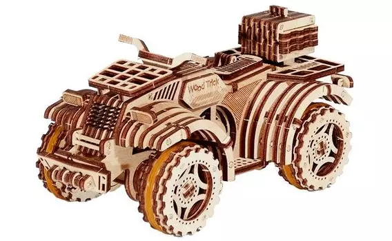 Wood Trick Механический 3D-пазл Квадроцикл