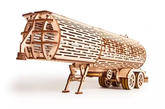 Wood Trick Механический 3D-пазл Прицеп Цистерна