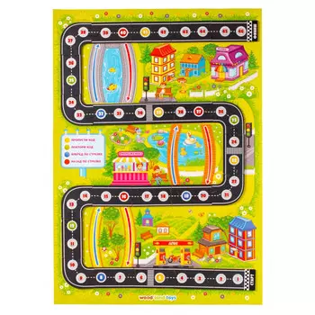 Woodlandtoys Настольная игра Кто приедет первым