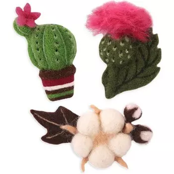 Woolla Набор для валяния Цветущие растения