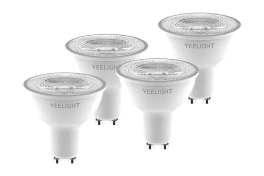 Yeelight Умная светодиодная лампочка GU10 Smart bulb W1(Dimmable) 4 шт.