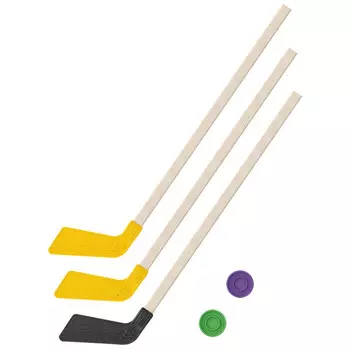 Задира-плюс Детский хоккейный набор 2 Клюшки 80 см и 2 шайбы