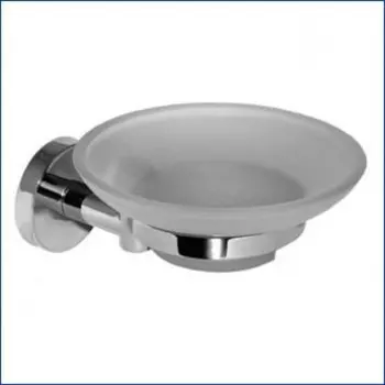 Zalel Мыльница монтажная хром+стекло B084