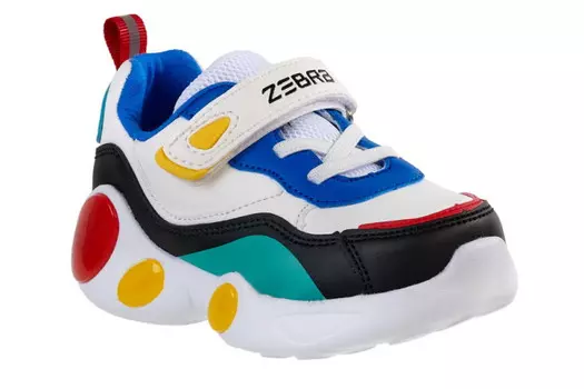 Зебра Полуботинки кроссовые для мальчика 1800