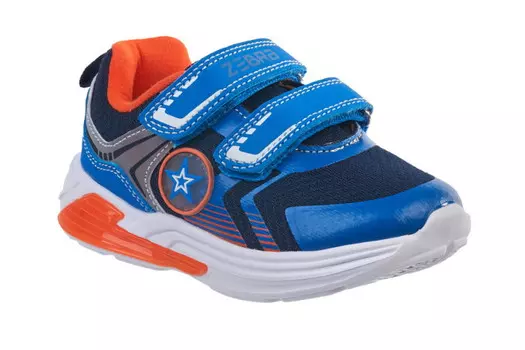 Зебра Полуботинки кроссовые дошкольные для мальчика 16074-6