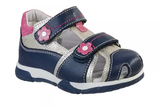 Зебра Туфли открытые для девочки 18168-13