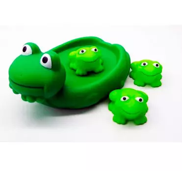 Жирафики Набор для купания Лягушка с лягушатами