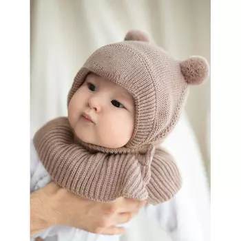 Журавлик Шапка капор Мака