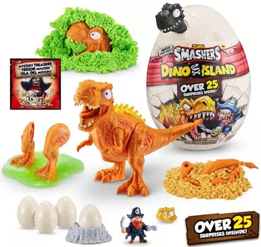 Zuru Игровой набор Smashers Dino Island Остров динозавров Большое яйцо