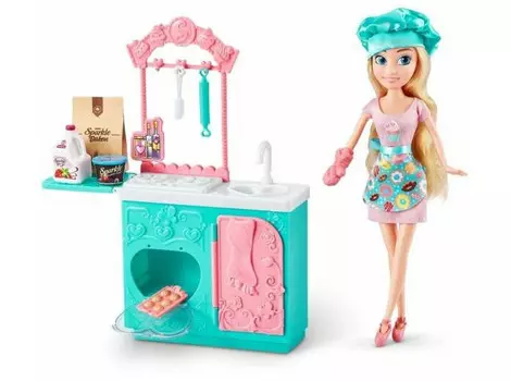 Zuru Игровой набор Sparkle Girlz Кухня