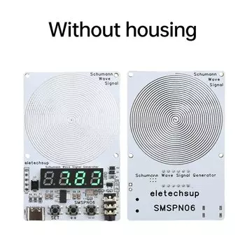 0,01 Гц ~ 99999 Гц синусоидальный регулируемый генератор волн Шумана, генератор сигналов, усилитель сигнала сердцебиения земли SMSPN06, зеленый дисплей