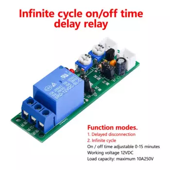 Gaqqee Adjustable Cycle Timer Delay