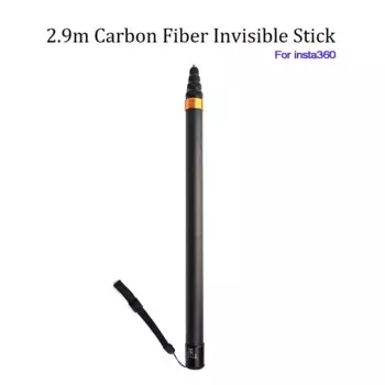 0.45-2.95 Meters 3M Pole Carbon Fiber Invisible Selfie Stick For Insta360 ONE X4 X2 X3 X/RS/R GoPro MAX Action Camera Accessory