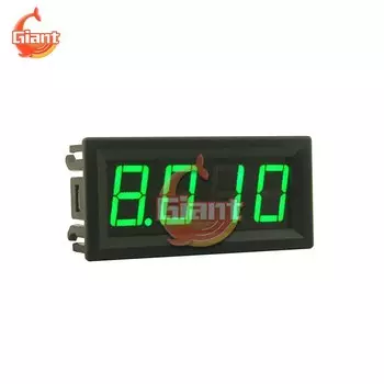 0,56 "DC 0 - 100V Mini 4 Bits цифровой светодиодный дисплей вольтметр измеритель напряжения Вольт тестер мониторная панель красный зеленый синий для автомобиля Авто