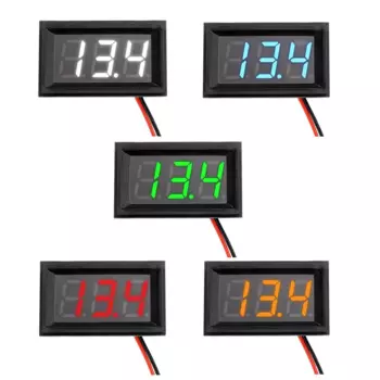 Водонепроницаемый цифровой вольтметр Gaqqee 0,56", 4,5-30 В