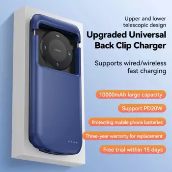 10000 мАч для iphone 16 15 14 чехол для зарядного устройства для аккумулятора Регулируемый Чехол универсальный чехол для зарядного устройства для Samsung Google внешний аккумулятор