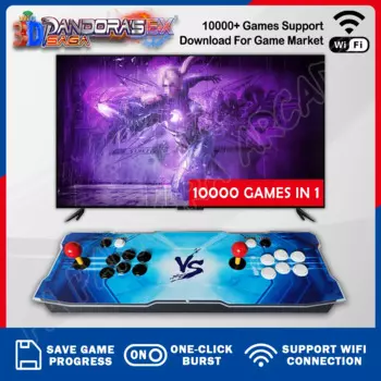 10000 в 1 Wi-Fi Pandora Saga EX EX2 Box Ретро аркадная игровая консоль Шкаф 8-полосный Joystcik Кнопки Bartop Поддержка Tekken