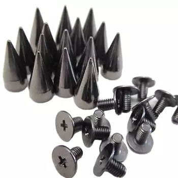 1000 компл. 7*14 мм конусный винт из цинкового сплава кожаные заклепки шпильки кожаные заклепки пуля панк шипы шпильки костюм одежда ремень обувь