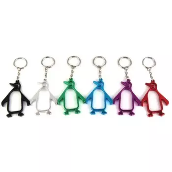 1000 шт креативный Пингвин открывалка для пивных бутылок из алюминиевого сплава бутылка с животными открывалка с брелоком портативный открывалка для бутылок SN329