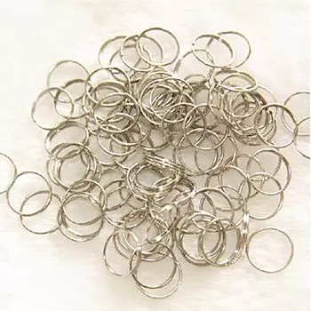 1000 шт. круглых колец из хромированной нержавеющей стали 12 мм TZ