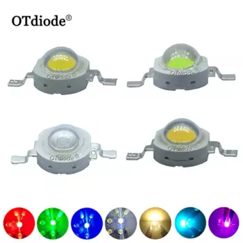 1000 шт высокое Мощность 1 Вт 3 Вт светодиодный Чипсы лампы светильник SMD теплый белый холодный красные, синие желтый и зеленый цвета Светодиодный точечный светильник Epistar COB чип