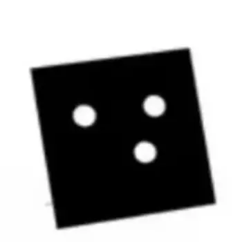 1000 штук акрила для наклеек на холодильник 50 мм