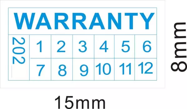 Гарантийные стикеры YONGYANFEI 1000 шт., 15x8 мм