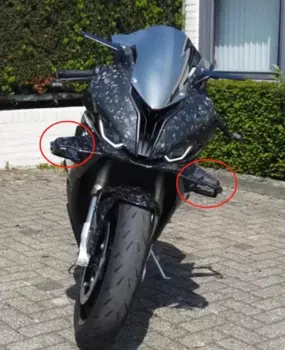 100% 3K углеродное волокно, детали кузова мотоцикла, комплект обтекателей бокового крылышка, крылья, крылышки для BMW S1000RR 2023 2024