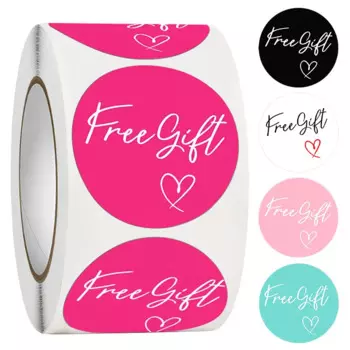 Набор стикеров TYFYO "Спасибо", розовые, бумага