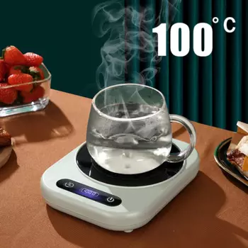 100 °C подогреватель для чашки-подставки, обогреватель для горячего чая, 4 режима, подогреватели для чашек, кофе, молока, чая, 300 Вт