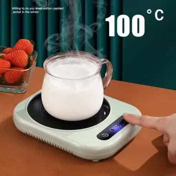 100 °C подогреватель для чашки-подставки, обогреватель для горячего чая, 4-х ступенчатый Электрический подогреватель для чашек, кофе, молока, чая, 300 Вт