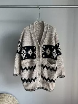 100% кашемировый однобортный женский трикотажный кардиган с V-образным вырезом и длинным рукавом