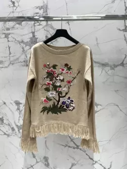 100% кашемировый Женский вязаный пуловер с длинным рукавом и круглым вырезом