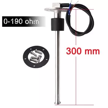 100 мм ~ 1000 мм Датчик уровня воды и топлива 0 ~ 190 240 ~ 33 Ом Морская лодка Яхта Автомобильное масло Жидкостный бак Датчики блока датчиков топлива