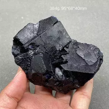 100% натуральный пакистанский флюорит с черной розой (флуоресцентный эффект, красный флюорит), кальцит, грубый минеральный кварц, целебный кристалл